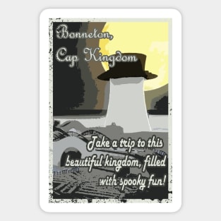 Cap Kingdom Travel Ad Sticker